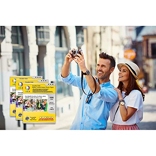 Mr.r Single Side High Glossy Inkjet Photo Paper, Letter Size 8.5"X11" ,100Sheets Per Pack ,64Lb 240Gsm #TOP4