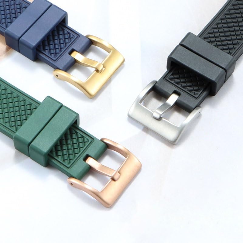 Bracelet fluoroélastomère 20mm résistant pour Rolex Submariner