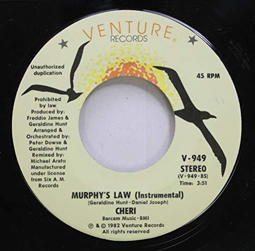 CHERI 45 RPM MURPHY''S LAW (INSTRUMENTAL) / MURPHY''S LAW