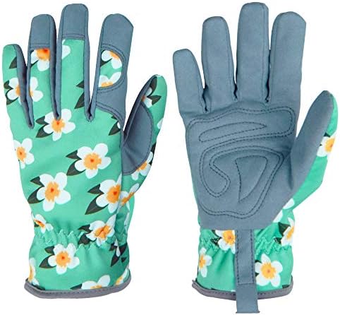Gardening Gloves for Women, with Deerskin Suede Leather, Thorn proof Garden Gloves