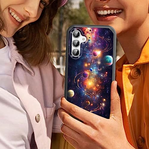 GFEWYTJYJ for Galaxy A54 5G Case,Shockproof 3-Layer Full Body Protection Rugged Heavy Duty High Impact Hard Cover Case for Samsung Galaxy A54 5G 6.4 inch,Space Planet - image 6
