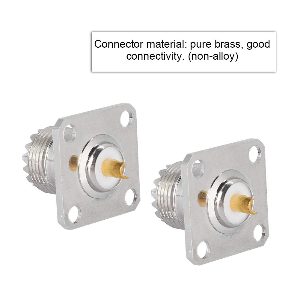 SO239 UHF Buchse Für Panel-Einbau – PL259 Stecker Kompatibel, Zum Löten, Aus UK Lager