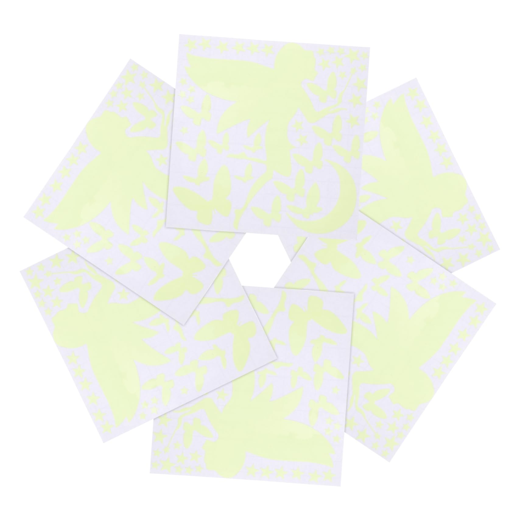 Autocollants lumineux pour jeux stickers muraux phosphorescents décoration de chambre gaming