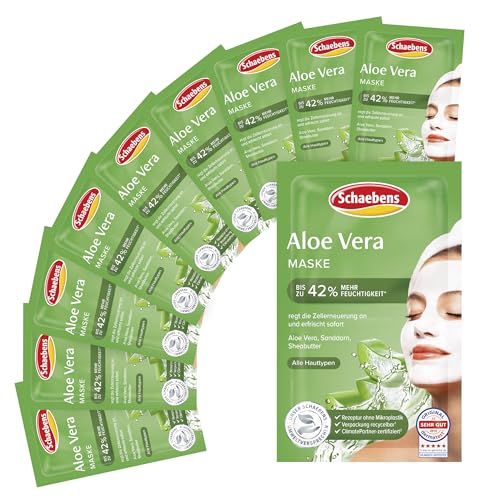 Schaebens Aloe Vera Maske, 10er pack (10x 10 ml)