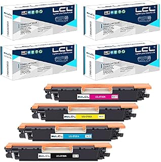 LCL 4PK Remanufactured Toner Cartridge 130A CF350A CF351A CF352A CF353A Replacement for HP Color LaserJet Pro MFP M176 M176FN M177 M177FW