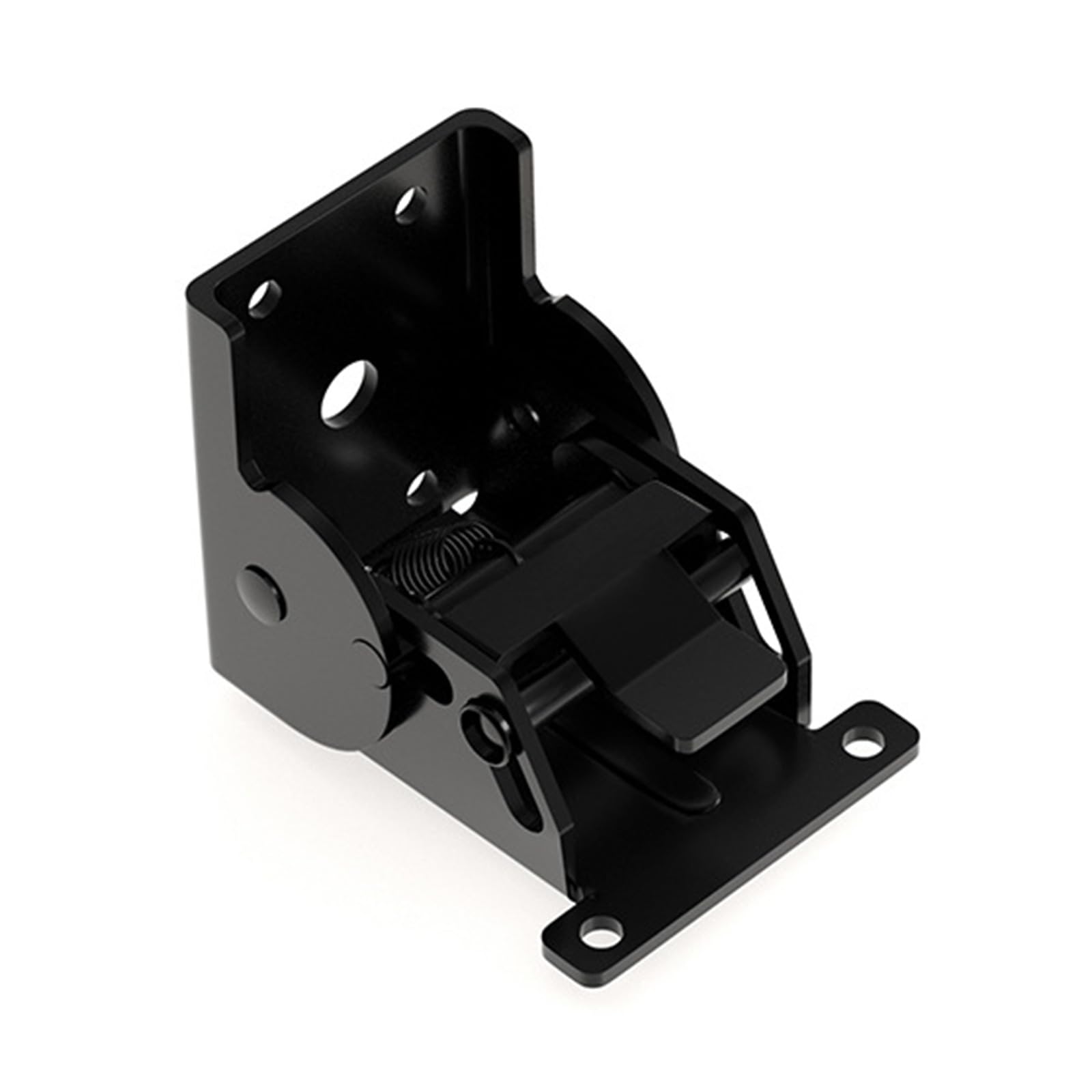 Fentency Black Foldable Hinges 90 Degree Locking Brackets Rusts Resistant Table Hinges 90 Degree For Furniture Table Legs & Platforms Furniture Hinge Hardware