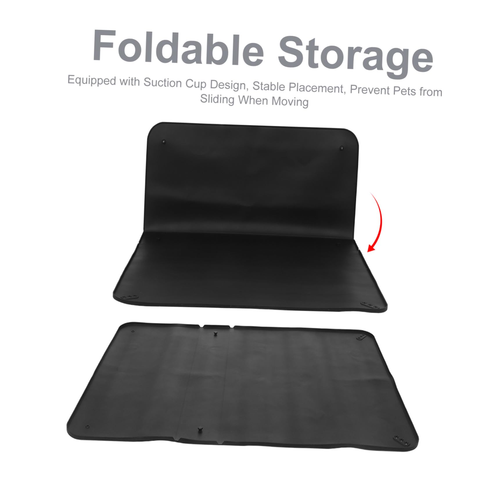 Porta Traversine per Cani in Silicone con Ventose, Tappetino Lavabile Antiscivolo 34" X 25" per Addestramento e Protezione Pareti e Pavimenti