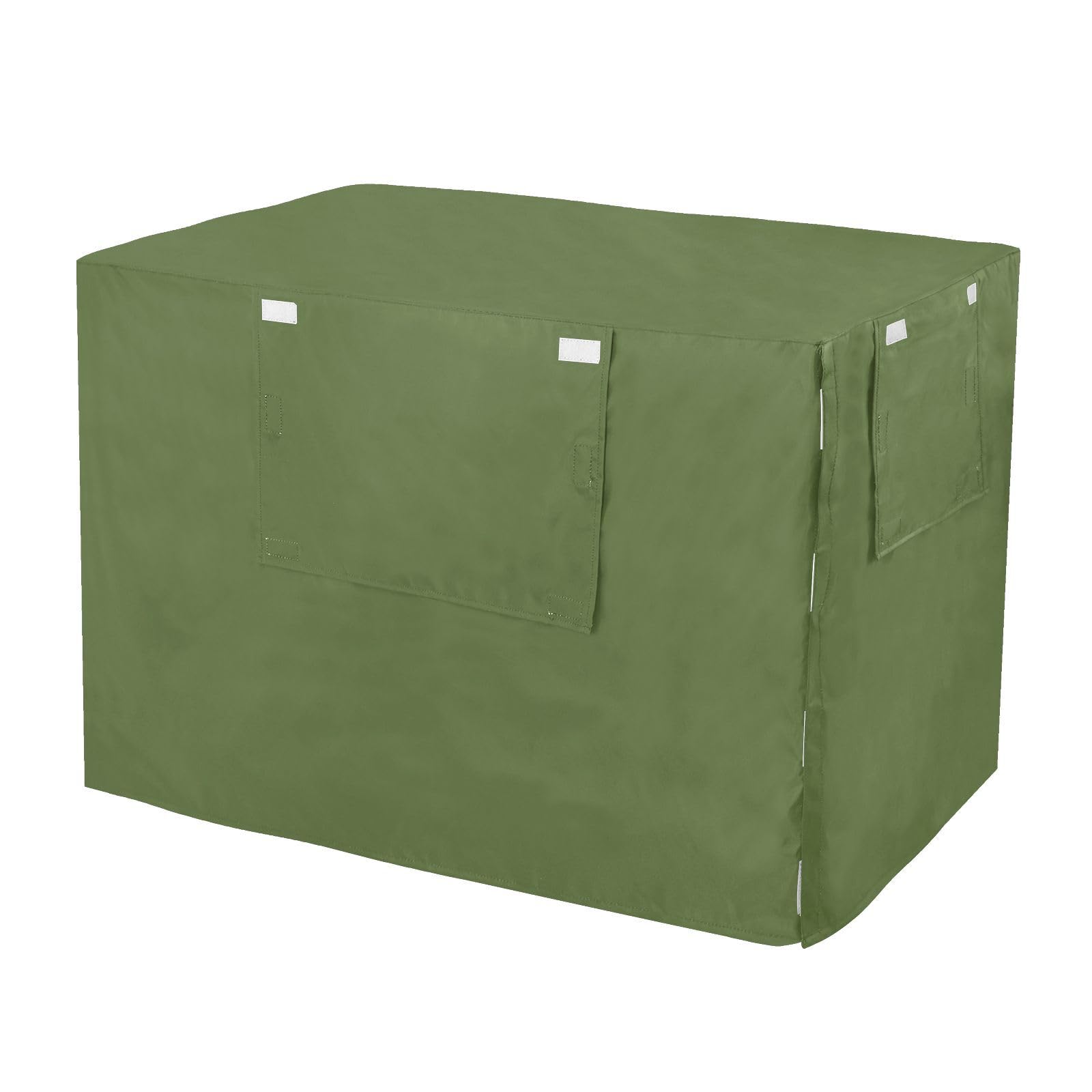 Breathable Dark Olive Green Dog Crate Cover Universal Size Fit Crate Cover for Dogs Medium
