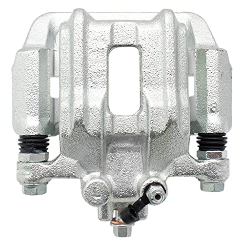 Image of TRQ Rear Right Brake Caliper w /Bracket Passenger Side | For 1991-1995 Acura Legend 1996-1998 RL 1995-1998 Honda Odyssey 1996-1999 Isuzu Oasis