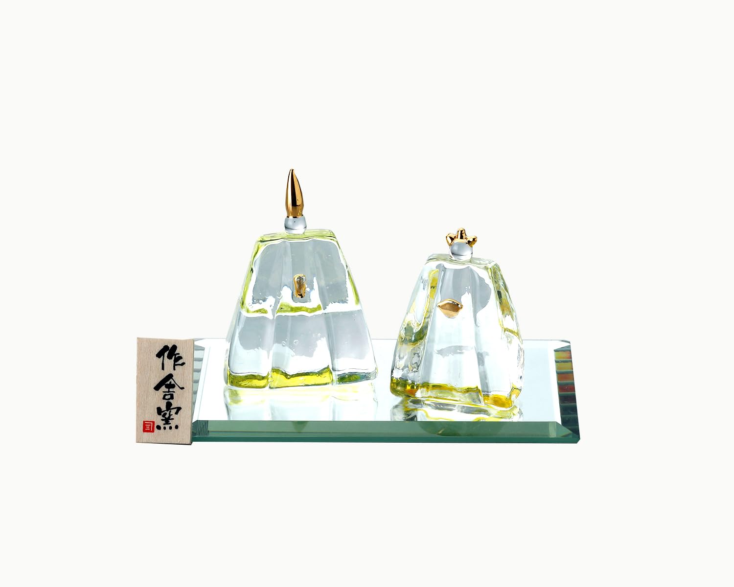 Amazon.co.jp: クラフトマンハウス 桃の節句 ひな人形 金彩 硝子 雛