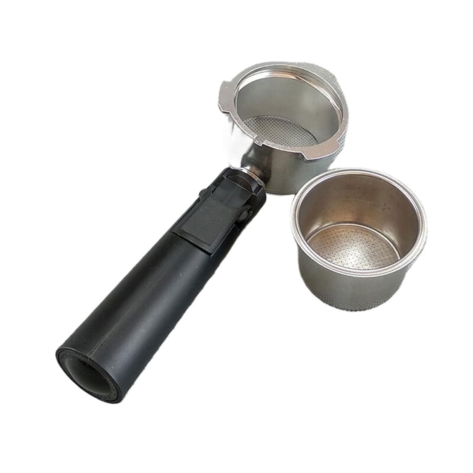 Porte-filtre sans fond 51 mm compatible Homix et Saachi avec filtre 4 tasses
