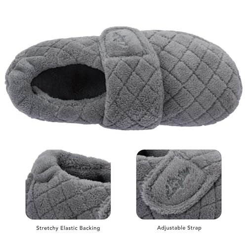 LazyStep Women's Nana Adjustable Slipper with Wide Widths3