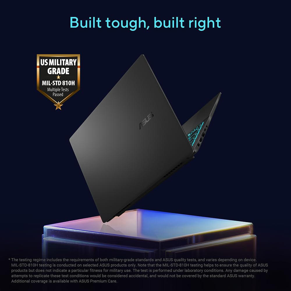 ASUS V16 V3607VP Gaming Laptop | 16.0" WUXGA 144Hz Screen | Intel Core 7 240H | NVIDIA GeForce RTX 5070 | 32GB RAM | 1TB PCIe SSD | Backlit Keyboard | Windows 11 | 3 Month Xbox Game Pass — view 8