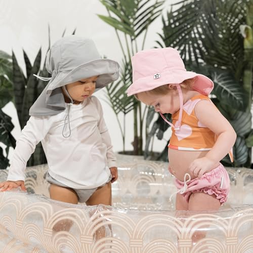 Tiny Twinkle Sun Protection Baby Flap Hat with UPF 50+ Sun Protection for Baby and Toddler Boys and Girls4