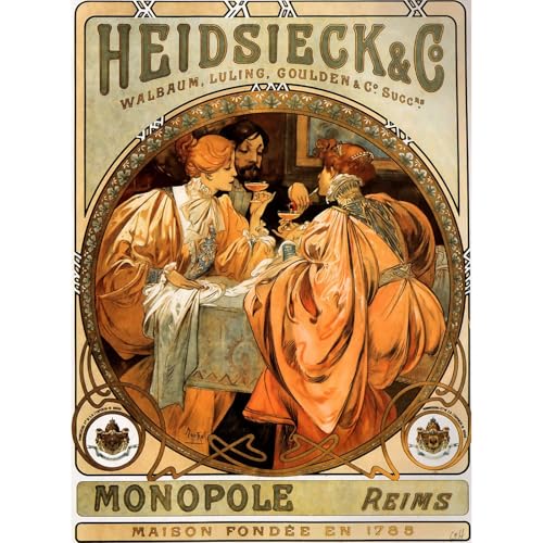 Affiche Mucha Piper Heidseicke ARTICULOZY - Offrez de la poésie Art Nouveau à vos murs