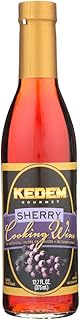 Kedem Gourmet Sherry Cooking Wine 12.7oz Bottle, No Artificial Colors of Flavors, Gluten Free, No Sugar Added, Certified K...