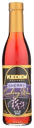 Kedem Gourmet Sherry Cooking Wine 12.7oz Bottle, No Artificial Colors