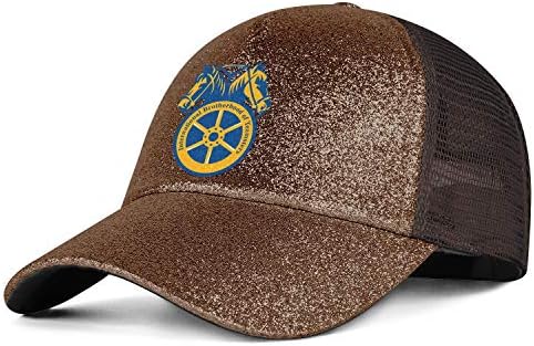 WJINX International-B-rotherhood-of-Teamsters Ponytail Messy High Buns Hat for Women Sun Hats