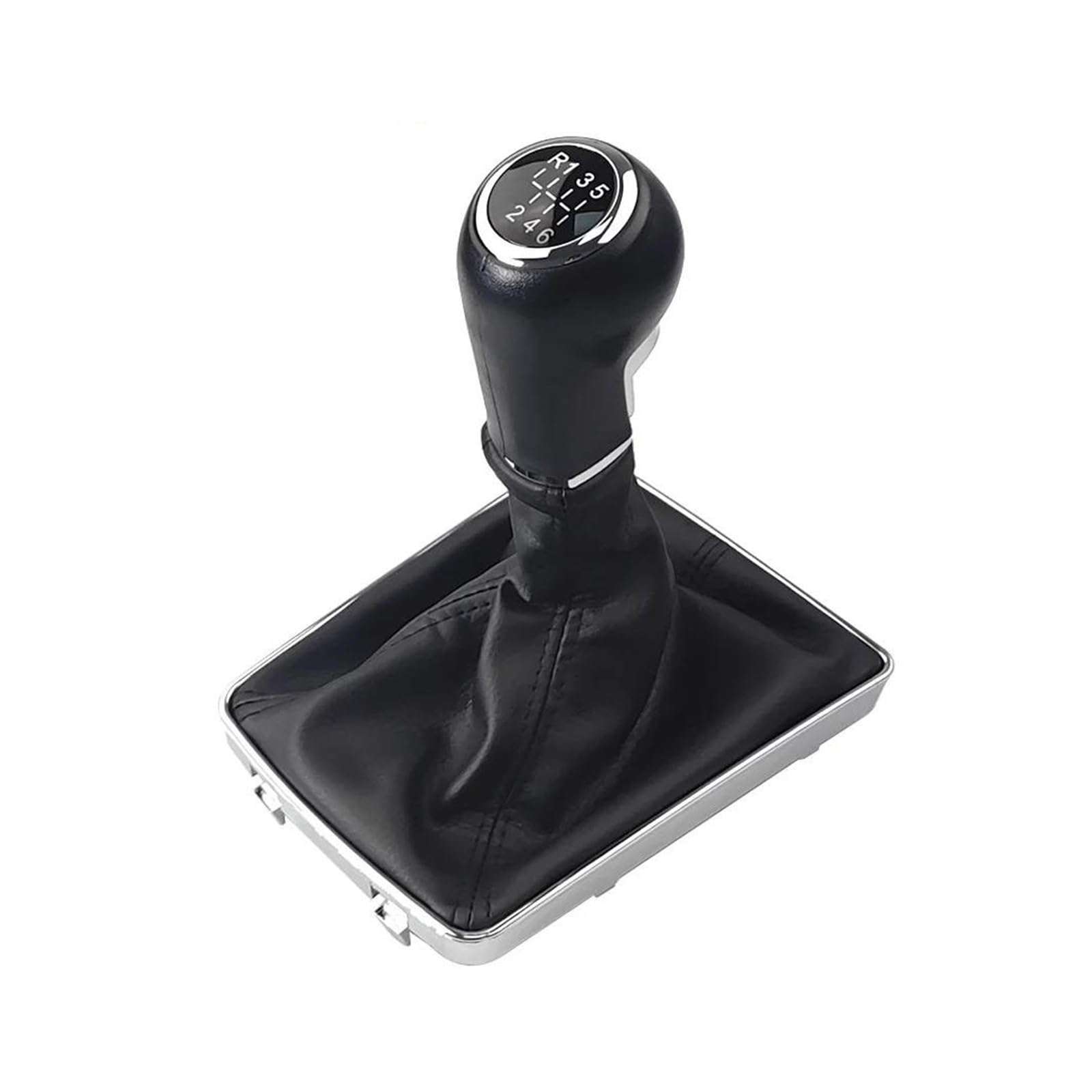 Aimazom Car Gear Shift Knob for Opel for Astra III H 1.6 2004-2010 Manual 5 6 Speed Gear Stick Lever Knob Shifter for Modification and Replacement(C)