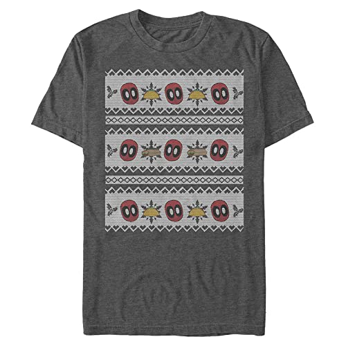 Pull manches courtes Deadpool coupe classic ample Marvel pour homme