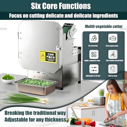 Procesadora Comercial de Vegetales Eléctrica 200W miniatura 5