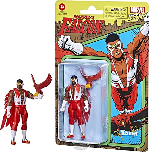 Image of Marvel Legends Series 3.75-inch Retro 375 Collection Marvel's Falcon Action Figure Toy