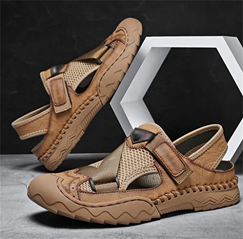 Men Shoes Casual Shoes Hiking Handmade Sandals Lightweight Non-Slip Driving Flats Climbing Outdoor Shoes Beach(38)2