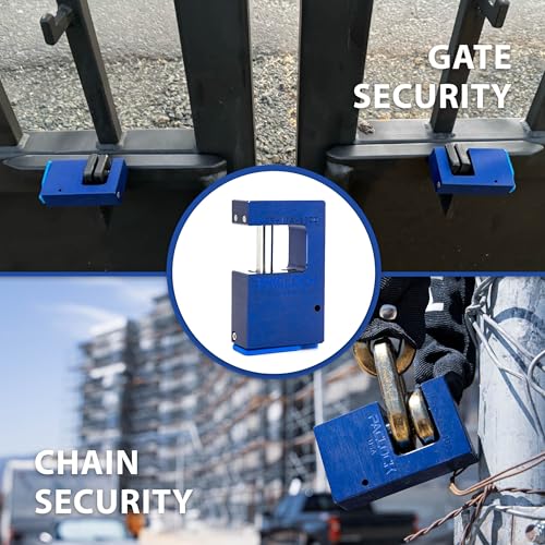 Image of PACLOCK's 17-1100-Series Block-Lock, High Security Rotating Disc, Manufacturer-Controlled Key Assigning, Exclusive Key Number, Keyed Alike U-Pick!, Black