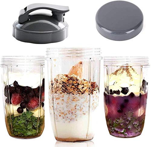 Tapas resellables para vasos NutriBullet 600w y 900w miniatura 6