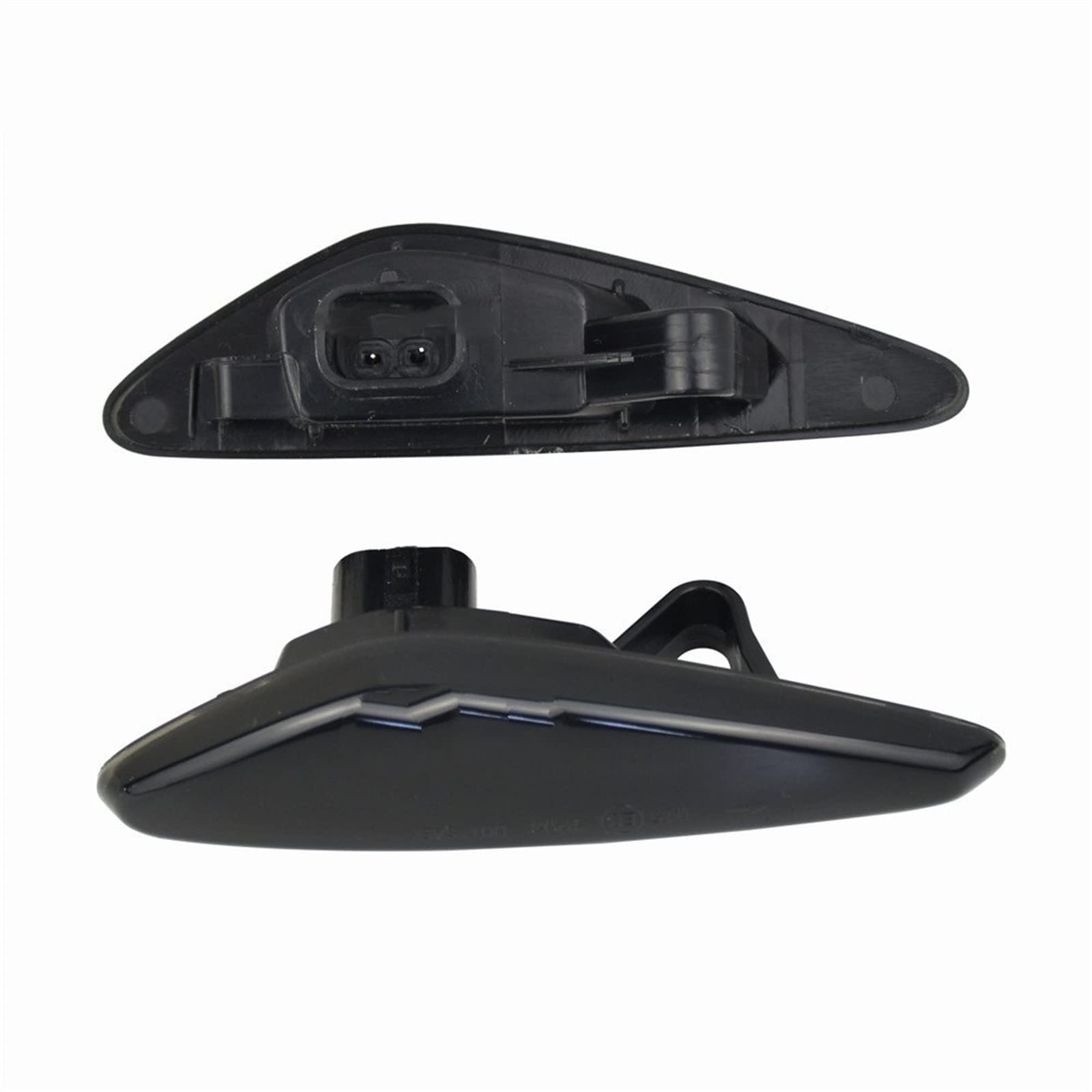 Direzione Luci Dinamiche Indicatori 2 Pcs LED Dinamico Auto Indicatori Di Direzione Luci Di Posizione Laterale Auto Luci Per Fiat 124 Per Spider 2017-2020 Indicatori Direzione Luci ( Color : Smoked Bl