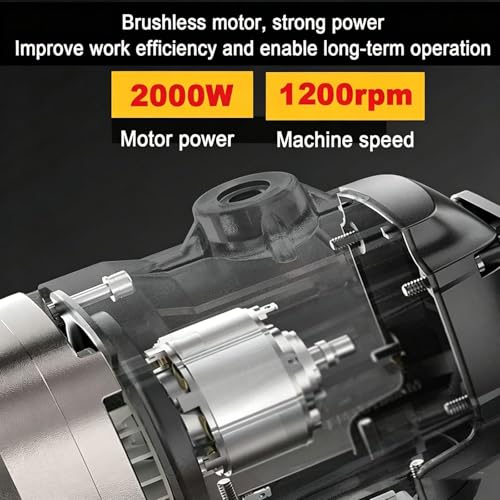 Perceuse murale 2000W pour percer la pierre dure sans poussière - 3