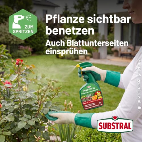 Substral Rosenspray Schädlingsfrei Careo Eco 1L Blattlaus + Spinnmilbe – Ansicht 3