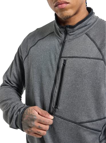 Image of Burton Men's Men's Stockrun Grid Half-zip Fleece