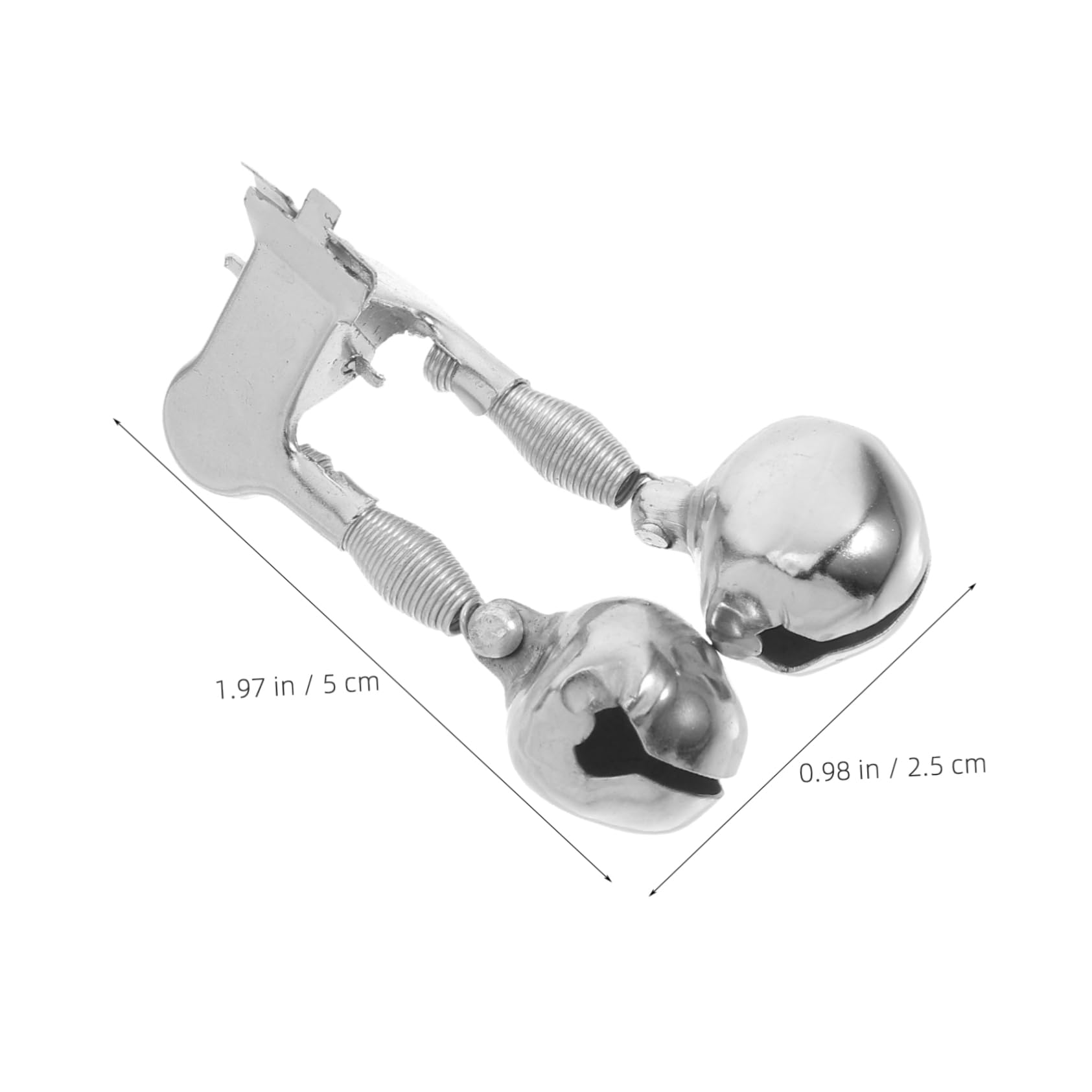 SUPVOX 10pcs Fishing Rod Bells Fishing Gear and Equipment Fish Bite Alarm Stainless Steel for Sea Rods Outdoor Use