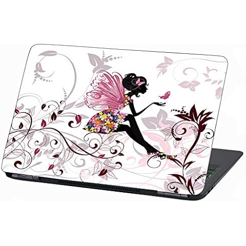 Lámina protectora de vinilo para portátil de 15 pulgadas con diseño LP31 Flower Fairy Cover