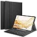 Produktbild Fintie Tastatur Hülle für Samsung Galaxy Tab S8 Plus 2022/S7 FE 2021/S7 Plus 2020 12.4 Zoll - Keyboard Cover mit Magnetisch Abnehmbarer Deutsches Layout Tastatur, Schwarz