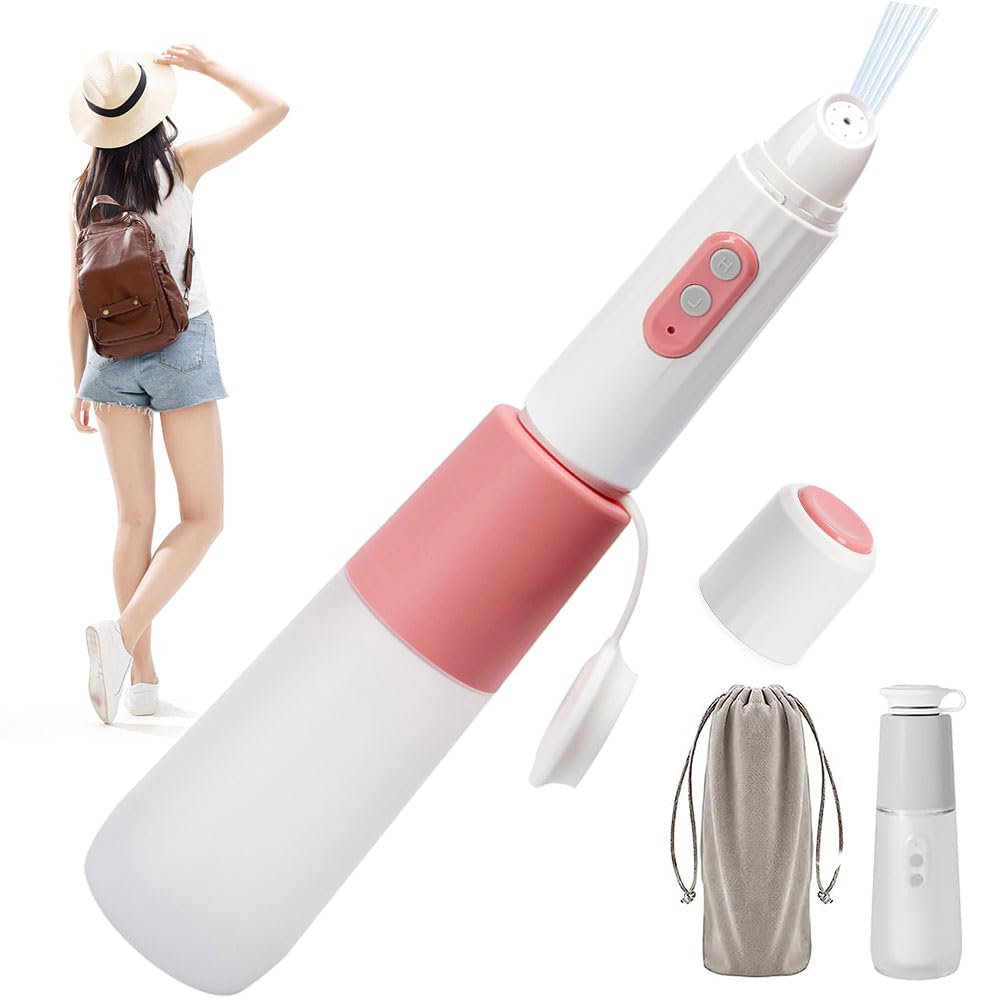 Bidet portatile, spruzzatore portatile ricaricabile con USB con 2 impostazioni di pressione, 270 ml, detergente elettrico per l'igiene personale, per viaggi, uomini e donne