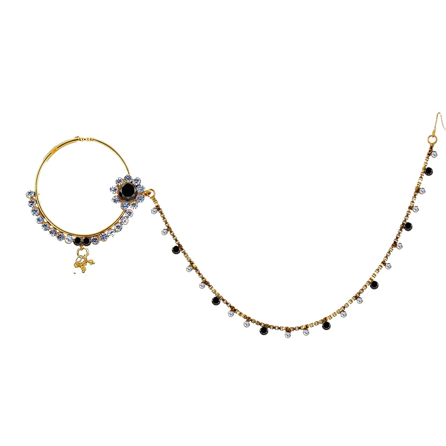 See full amazon price history chart for Lucky Jewellery 18 K Gold Plated Diwali/Dhanteras/Bhai Dooj Collection Black Color Alloy Wedding Suhag Nath for Girls & Women Lucky Jewellery 18 K Gold Plated Diwali/Dhanteras/Bhai Dooj Collection Black Color Alloy Wedding Suhag Nath for Girls & Women (B0989YKZS4) Amazon Price History, Amazon Price Tracker