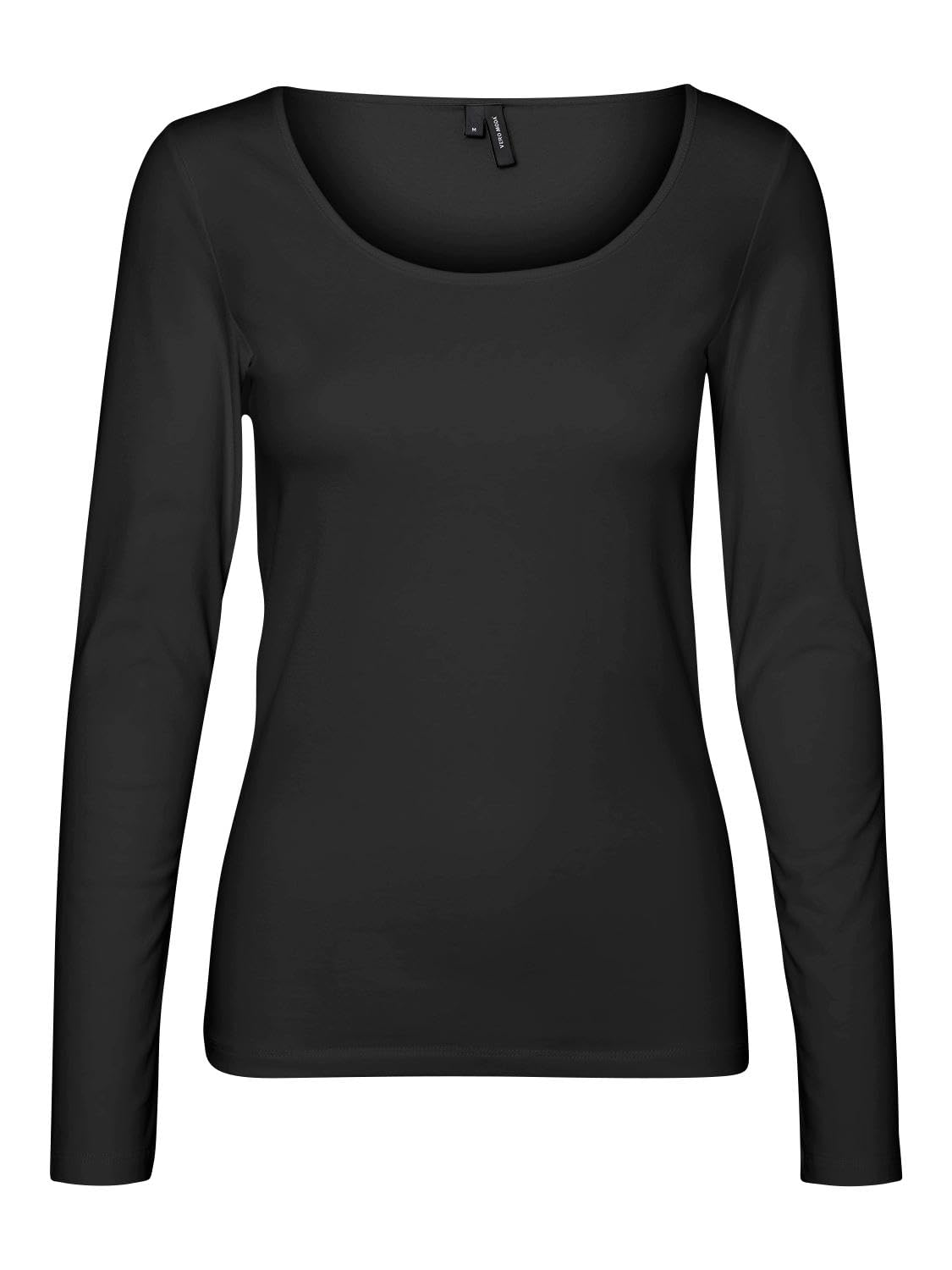 VERO MODA Femme Vmmaxi My Ls Soft Long U-Neck GA Noos T-Shirt à Manches Longues, M
