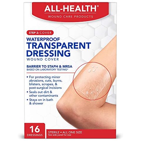 All Health Clear Waterproof Transparent Dressing Wound Cover Cover