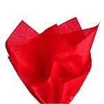 PMLAND 100 Sheets Red Tissue Paper Bulk, 20x15 Inches Wrapping Tissue Paper for Gifts, Bags, Crafts, Holidays, Birthdays, Party Decorations