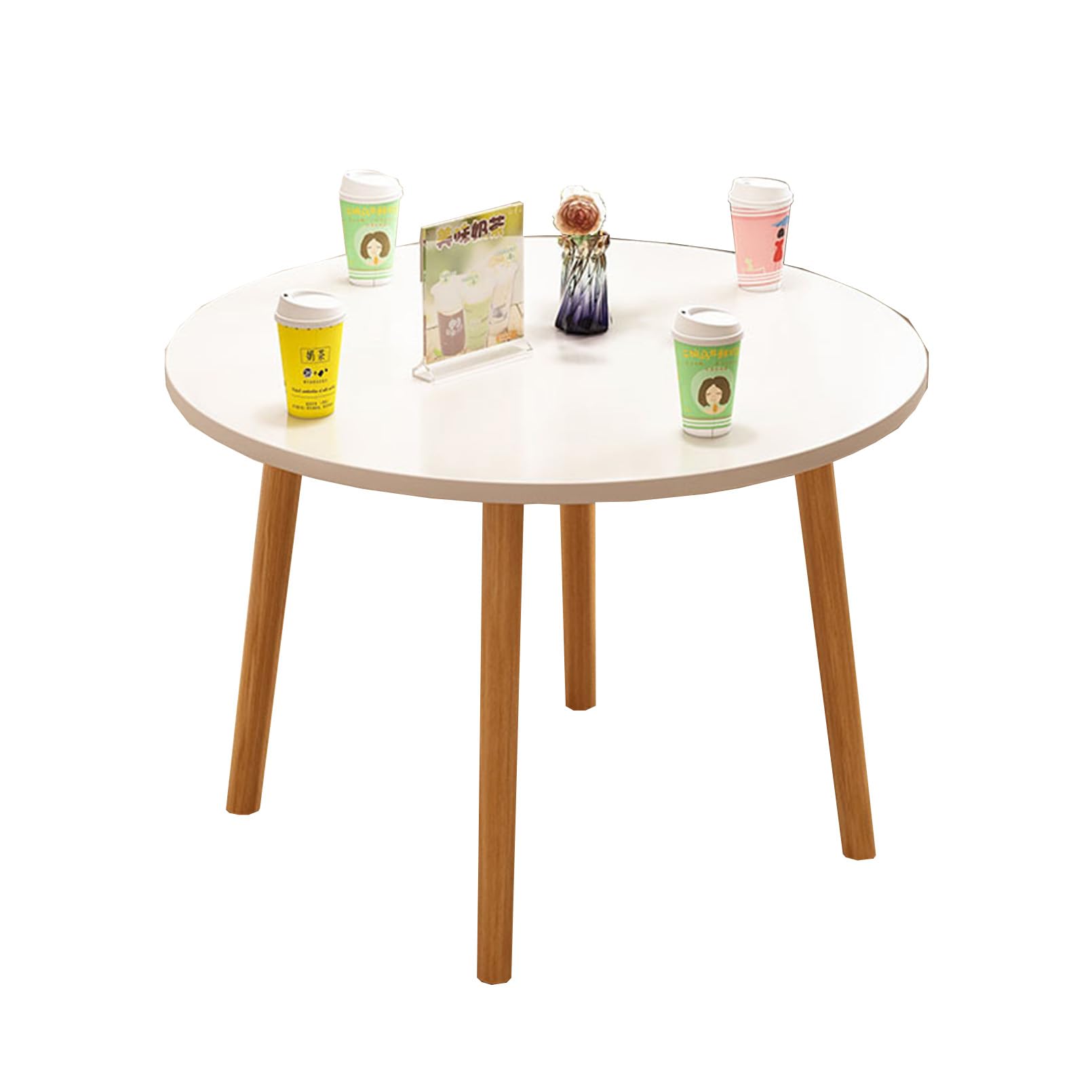 Table d'Appoint JATIBOSH : Solution Gain de Place avec cette Table Basse Ronde