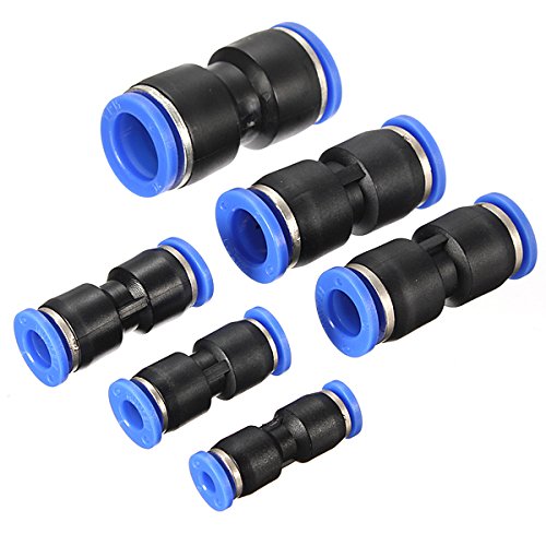 Pneumatik-Reduzierverbinder 6–16 Mm – Auslaufsicher, 360° Drehbar, Für 0–1 MPa
