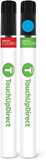 TouchUpDirect GKN/WA253K Marina Blue Metallic Compatible with Chevrolet Exact Match Touch Up Paint Brush - Essential Kit