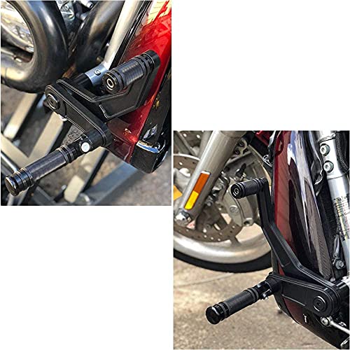 Oneten Black Cnc Motorcycle Gear Shift Lever Foot Pegs Shifter Peg For Harley Davidson Touring Dyna Sportster Softail Street #TOP6
