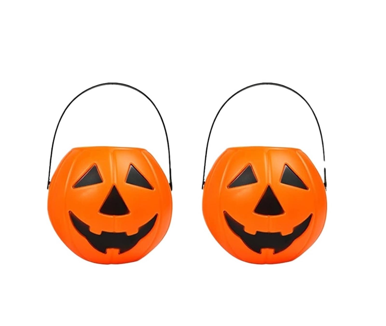 2pcs Halloween Pumpkin Candy Bucket