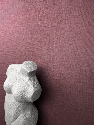 NEWROOM Red Plain Color Non-Woven Fabric Wallpaper - Plain Colors...