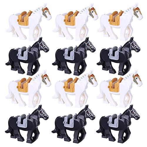 Goshfun 80Pcs Ancient Greek Ancient Roman Medieval Figure Weapon Armor Set, Small Particle Building Block Toy Kit
