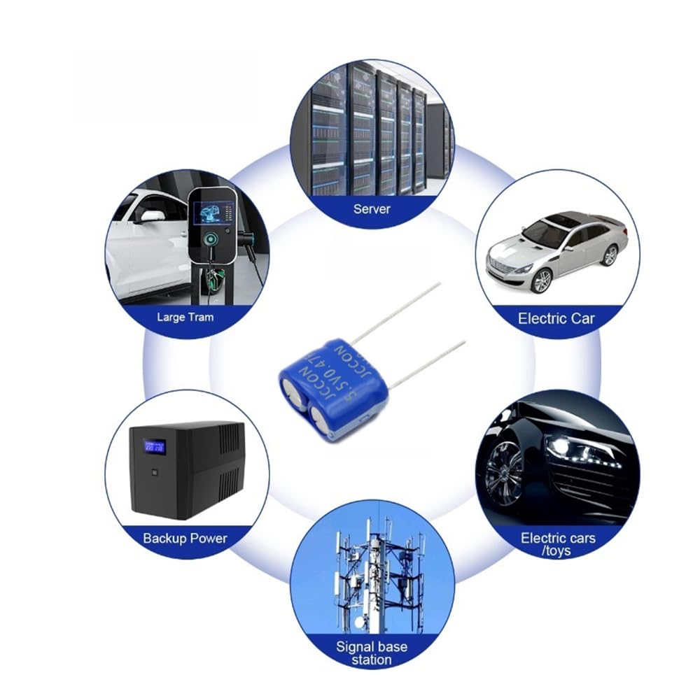 20 Pieces 5.5V 0.47F Supercapacitor-Applicable to Smart Grid, Backup Power, Toys, etc.