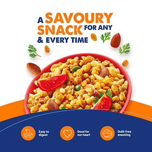 Image of Fit & Flex Baked Multigrain Lemony Mint, Tangy Tomato & Cheesy Cheese Namkeen Mixture, Healthy Snacks With Zero Cholesterol, Tasty Party Snacks - As Seen on Shark Tank India - 100 g (Pack of 6)